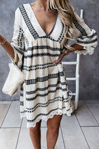 Lace Cuff Dress