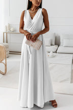 Tie Waist Wrap Maxi Dress